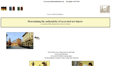 Desktop Screenshot of excavatedartauthenticity.com